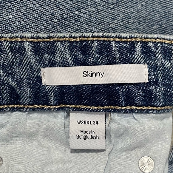 Calvin Klein, Jeans, Medium Wash, Skinny, Men’s Size 36 waist, 34 Length. - Picture 8 of 8